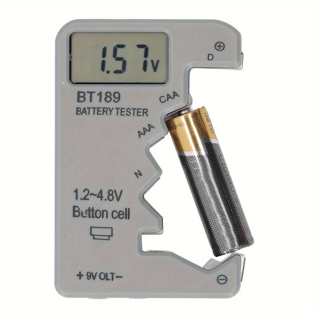 BT189 Digital Battery Tester LCD Display AAAAA9V15V Button Cell Battery Capacity Check Detector Capacitance Diagnostic Tool