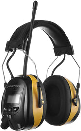 PROTEAR Digital AM FM Radio Headphones, 25Db NRR Ear Protection Safety Ear Muffs