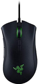 Razer Deathadder Elite Gaming Mouse: 16,000 DPI Optical Sensor - Chroma RGB Lighting - 7 Programmable Buttons - Mechanical Switches - Rubber Side Grips - Matte Black