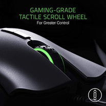 Razer Deathadder Elite Gaming Mouse: 16,000 DPI Optical Sensor - Chroma RGB Lighting - 7 Programmable Buttons - Mechanical Switches - Rubber Side Grips - Matte Black