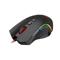 Redragon M602 Wired Gaming Mouse RGB Spectrum Backlit Ergonomic Mouse Programmable with 7 Backlight Modes up to 7200 DPI for Windows PC Gamers - Black