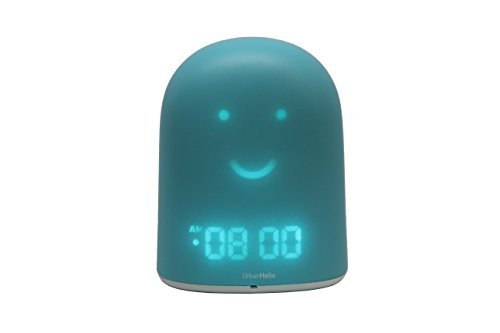 REMI - The Best Ok to Wake Children Clock - Sleep Trainer - Sleep Tracker - Audio Baby Monitor - Night Light & White Noise Sound Machine - mp3 and Streaming Music Speaker - Time-to-Rise Face - Blue