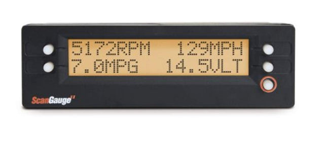 ScanGauge - SG2 II Ultra Compact 3-in-1 Automotive Computer with Customizable Real-Time Fuel Economy Digital Gauges , Black , 5 Inch