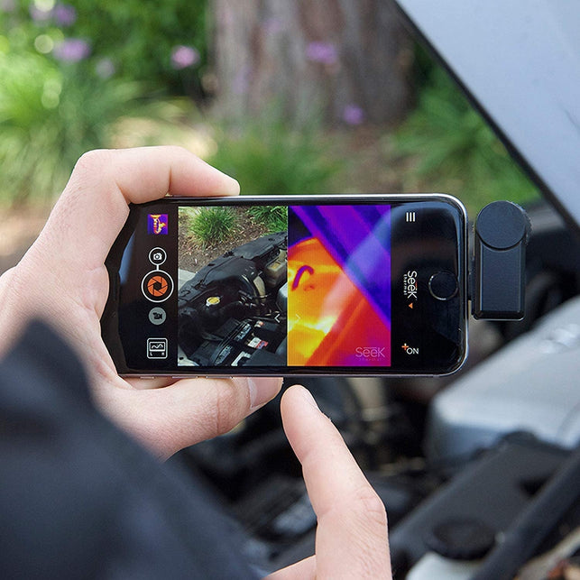 Seek Thermal Compact - All-Purpose Thermal Imaging Camera for Ios , Black - LW-AAA