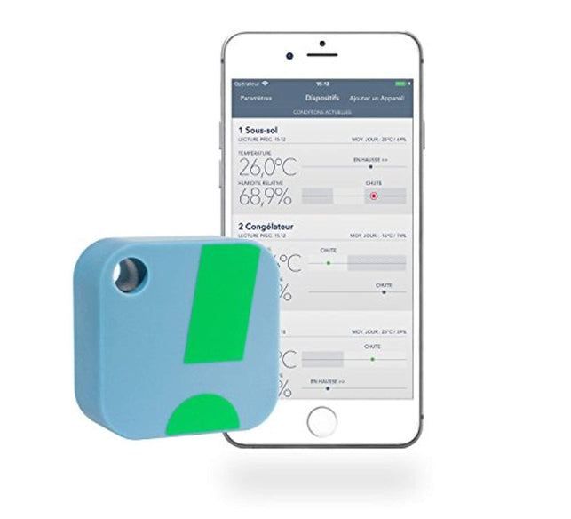 SensorPush Wireless Thermometer/Hygrometer for iPhone/Android - Humidity & Temperature Smart Sensor with Alerts.