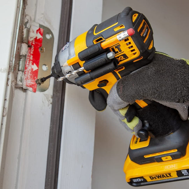 Spider Tool Holster - Bitgripper V2 - Pack of Two - High Strength 3M Adhesive Drill Add-On for Easy Access to Six Driver Bits on the Side of Your Power Drill or Driver!