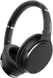 Srhythm NC25 Active Noise Cancelling Headphones Bluetooth 5.0,ANC Stereo Headset Over-Ear with Hi-Fi,Mic,50H Playtime,Voice Assistant,Low Latency Game Mode
