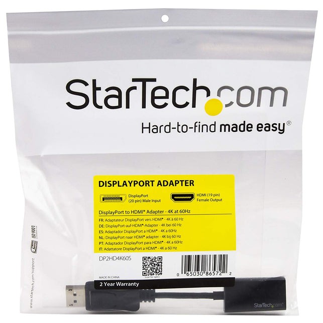 StarTech DisplayPort to HDMI Video Adapter Converter