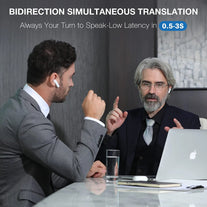Timekettle WT2 Edge/W3 Translator Device - Bidirection Simultaneous Translation, Language Translator Device with 40 Languages & 93 Accent Online, Translator Earbuds with APP, Fit for Ios & Android