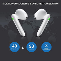 Timekettle WT2 Edge/W3 Translator Device - Bidirection Simultaneous Translation, Language Translator Device with 40 Languages & 93 Accent Online, Translator Earbuds with APP, Fit for Ios & Android