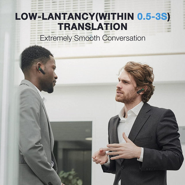 Timekettle WT2 Edge/W3 Translator Device Black-Bidirection Simultaneous Translation, Language Translator Device with 40 Languages & 93 Accent Online, Translator Earbuds with APP, Fit for Ios & Android