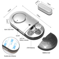 Toeeson Window Door Alarm, 120DB Pool Alarm for Doors, Magnet Triggered Home Security Burglar Alarm for Doors and Windows