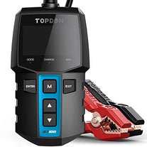 TOPDON Car Battery Tester 12V Load Tester, TOPDON BT100 100-2000 CCA Automotive Alternator Tester Digital Auto Battery Analyzer Charging Cranking Syst