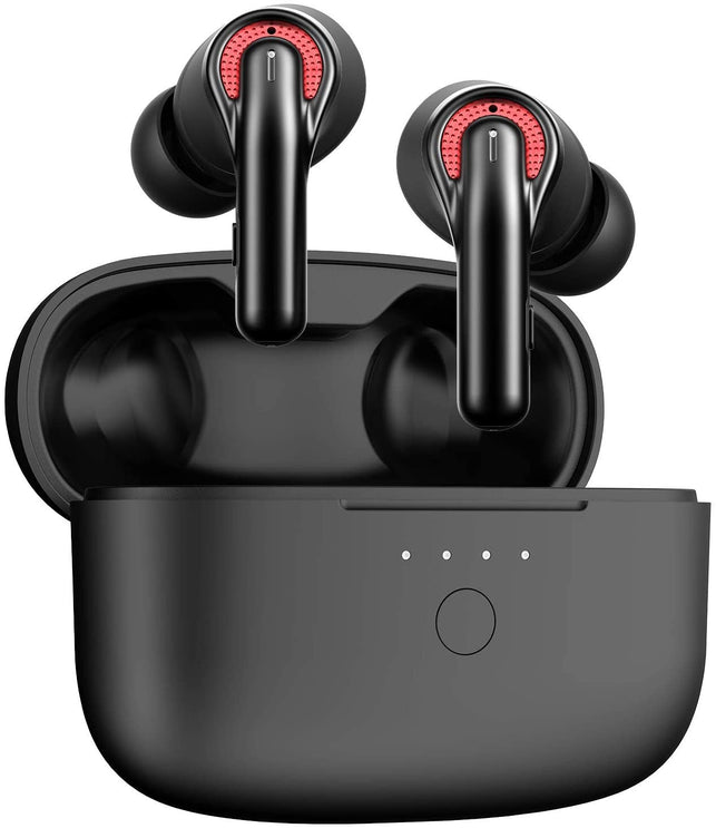 Tribit Wireless Earbuds Qualcomm QCC3040 Bluetooth 5.2, 4 Mics CVC 8.0 Call Noise Reduction 50H Playtime Clear Calls Volume Control True Wireless Blue