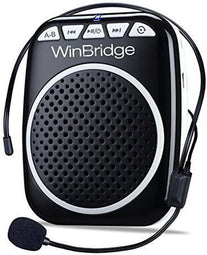 W WINBRIDGE Voice Amplifier Portable Microphone and Speaker Loudspeaker Personal Voice Amplifier Clip on for Teacher, Elderly,Coaches, Training, Presentation, Tour Guide