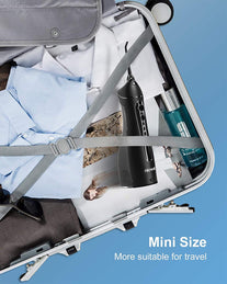 Water Dental Flosser Cordless for Teeth - Nicwell 4 Modes Dental Oral Irrigator, Portable and Rechargeable IPX7 Waterproof Powerful Battery Life Water