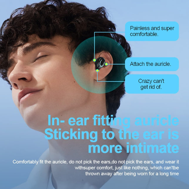 Wireless Earbuds Headphones Bluetooth 5.2 Ear Buds with Mic Smart Noise Reduction LED Display Fast Charging Case Touch Control Bluetooth Earphones in Ear Earbuds Wireless Earphone, for Sport and Work