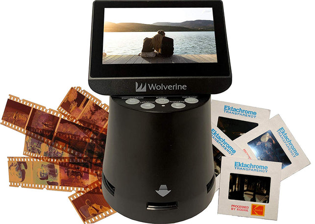 Wolverine Titan 8-in-1 High Resolution Film to Digital Converter with 4.3" Screen and HDMI Output (Blue)