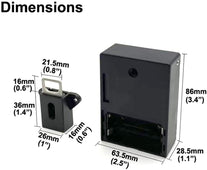 WOOCH RFID Locks for Cabinets Hidden DIY Lock - Electronic Cabinet Lock with USB Cable, RFID Card/Tag/Wristband Entry