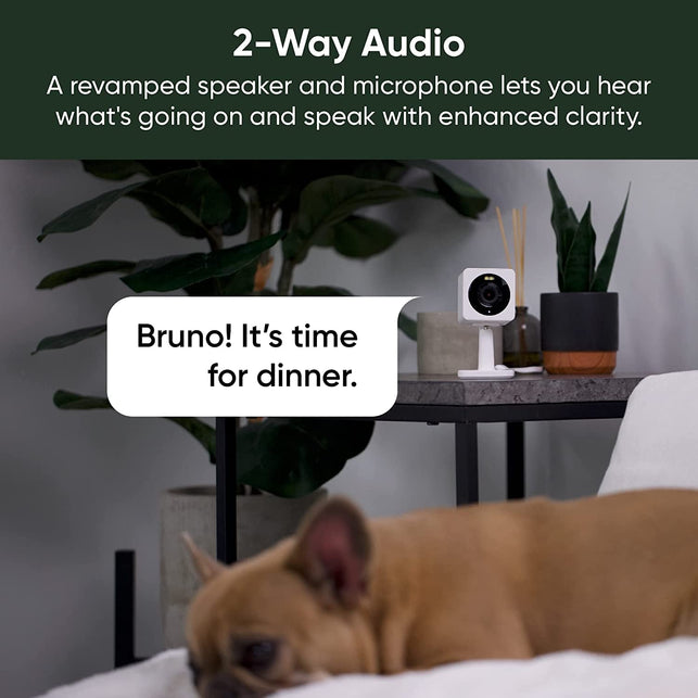 WYZE Cam OG Security Camera, Indoor/Outdoor, 1080P HD Wi-Fi Security Camera with Color Night Vision, Built-In Spotlight, Motion Detection, 2-Way Audio, Compatible with Alexa & Google Assistant, White