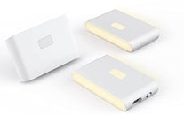 WYZE Rechargeable Night Lights with Dusk to Dawn & Motion Sensors, Warm & Soft White Step Lights for Bathroom ,Hallway, Bedroom, Kids Room, Kitchen, Stairway, 3 Pack