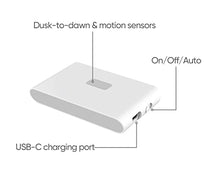 WYZE Rechargeable Night Lights with Dusk to Dawn & Motion Sensors, Warm & Soft White Step Lights for Bathroom ,Hallway, Bedroom, Kids Room, Kitchen, Stairway, 3 Pack