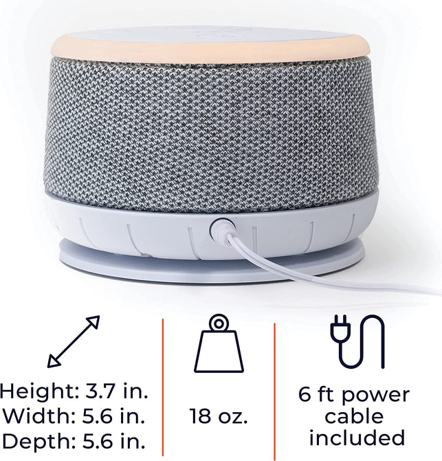 Yogasleep Dohm Nova White Noise Sound Machine, Better Sleep for Babies & Adults. Includes Night Light, 10 Fan Speeds & Calming Pink Noise for Louder Noise Masking. Noise Canceling for Office Privacy.