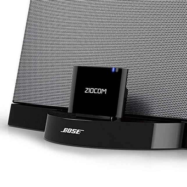 ZIOCOM Bluetooth 4.1 A2DP Audio Music Receiver Bluetooth Adapter for Bose Sounddock and 30Pin iPhone iPod Dock Speaker (Not Suitable Bose Sounddock I)