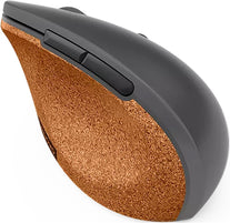 Lenovo Go Wireless Vertical Mouse - Computer Mouse - Programmable Buttons - Ergonomic - Right Handed - 2.4 Ghz - USB Receiver - Compatible with Pcs and Laptops - Storm Grey