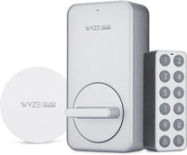 Wyze Lock Wifi & Bluetooth Enabled Smart Door Lock, Wireless & Keyless Door Entry, Compatible with Amazon Alexa, Fits on Most Deadbolts, Includes Wyze Gateway and Wyze Keypad