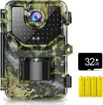 1520P 20MP Trail Camera, Hunting Camera with 120°Wide-Angle Motion Latest Sensor View 0.2s Trigger Time Trail Game Camera with 940nm No Glow and IP66 - The Gadget Collective