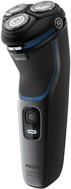 Philips Shaver Series 3000 Wet and Dry Cordless Electric Shaver with Comfortcut Blade System, 5-Direction Pivot and Flex Heads and Pop-Up Trimmer, Shiny Black, S3122/51
