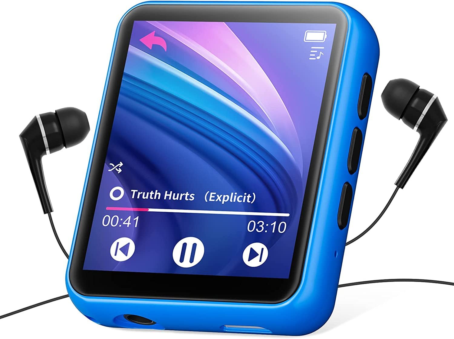 32GB MP3 Player with Bluetooth 5.3, Full Touch Screen Mp3 Mp4 Music Player Built-in Speaker,FM Radio,Voice Recorder,Ebook,Support 256GB TF Card,Shuffle. Earphones Included 32GB MP3 Player with Bluetooth 5.3, Full Touch Screen Mp3 Mp4 Music Player Built-in Speaker,FM Radio,Voice Recorder,Ebook,Support 256GB TF Card,Shuffle. Earphones Included