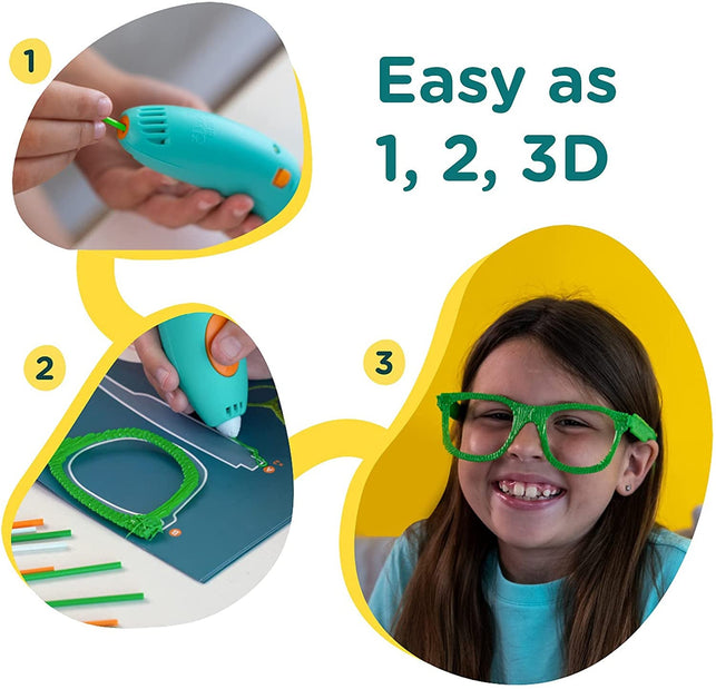 3Doodler Start+ Essentials (2023) 3D Pen Set for Kids, Easy to Use, Learn from Home Art Activity Set, Educational STEM Toy for Boys & Girls Ages 6+, 9.06 X 6.02 X 2.56 Inches - The Gadget Collective