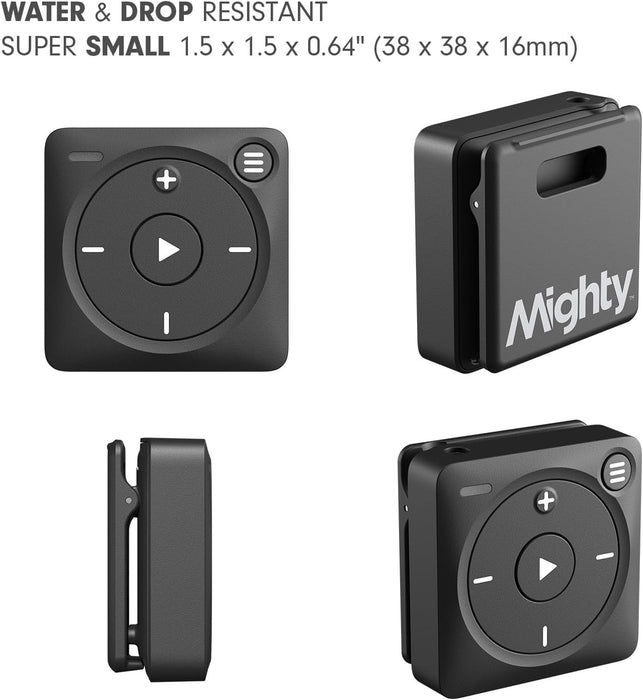 Mighty 3 Spotify Music Player - Compatible with Bluetooth & Wired Headphones - 1,000+ Song Storage - Screen Free Music Player - No Phone Needed - (Black)