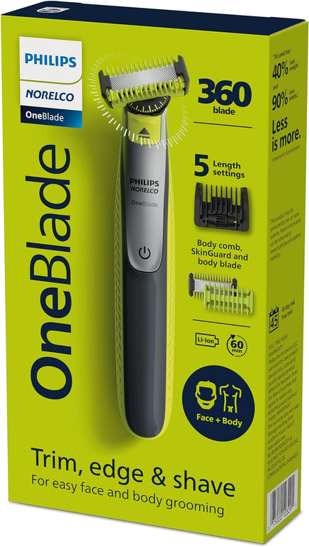 Philips Norelco Oneblade 360 Face + Body Hybrid Electric Shaver QP2834/70
