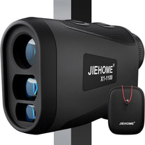 JIEHOME X1 Golf Rangefinder with Slope, Flagpole Lock and Vibration, 660/1100YDS Laser Rangefinder for Golfing & Hunting, Rechargeable Laser Range Finder Distance Measuring with High-Precision