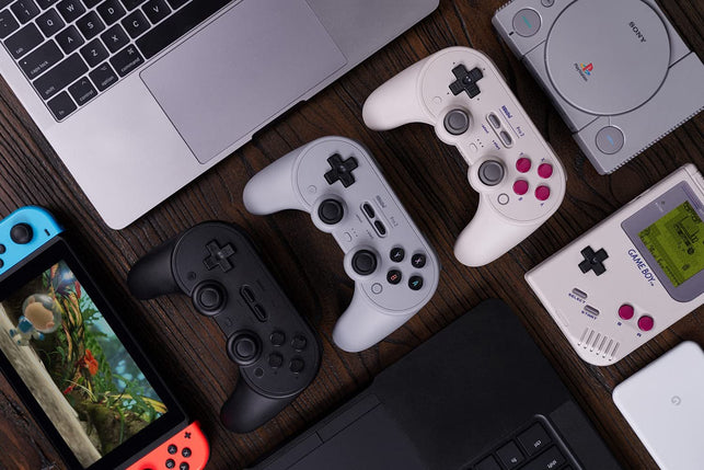 8Bitdo Pro 2 Bluetooth Controller for Switch/Switch OLED, PC, Macos, Android, Steam & Raspberry Pi (Black Edition) - Nintendo Switch - The Gadget Collective