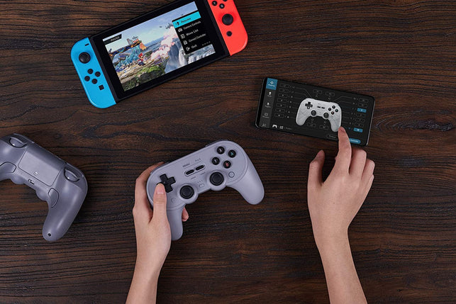 8Bitdo Pro 2 Bluetooth Controller for Switch/Switch OLED, PC, Macos, Android, Steam & Raspberry Pi (Black Edition) - Nintendo Switch - The Gadget Collective