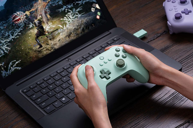 8Bitdo Ultimate C 2.4G Wireless Controller for Windows PC, Android, Steam Deck & Raspberry Pi (Field Green)