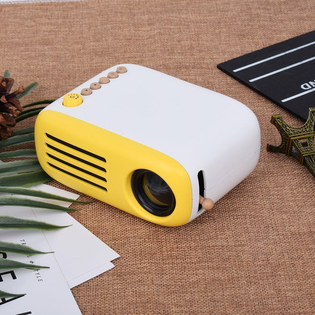 AAO YG200 Portable LED Pocket Mini Projector AV USB SD HDMI Video Movie Game Home Party Theater Video Projector Optional Battery - The Gadget Collective