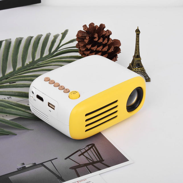 AAO YG200 Portable LED Pocket Mini Projector AV USB SD HDMI Video Movie Game Home Party Theater Video Projector Optional Battery - The Gadget Collective