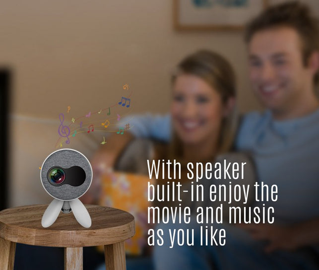 AAO YG220 Projector YG300 Update Version Portable Mini Cute Video Player Kids Children Gift HDMI-compatible USB 3D LED Beamer - The Gadget Collective
