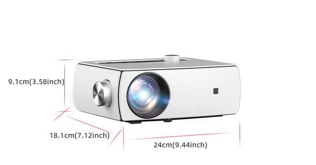 AAO YG430 1920 x 1080P Mini Projector YG431 5G WiFi LED Portable Proyector for 2K 4K Home Theater Smart Movie Video 3D Beamer - The Gadget Collective