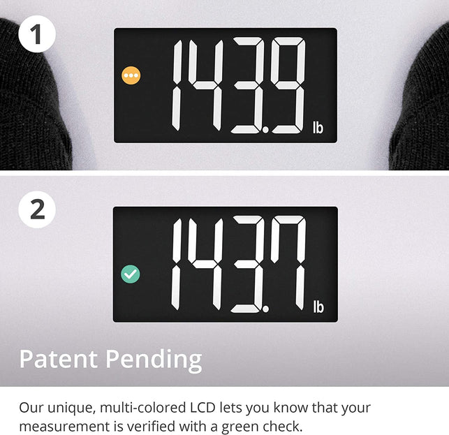 Accucheck Digital Body Weight Scale from Greater Goods, Patent Pending Technology (Ash Grey) - The Gadget Collective