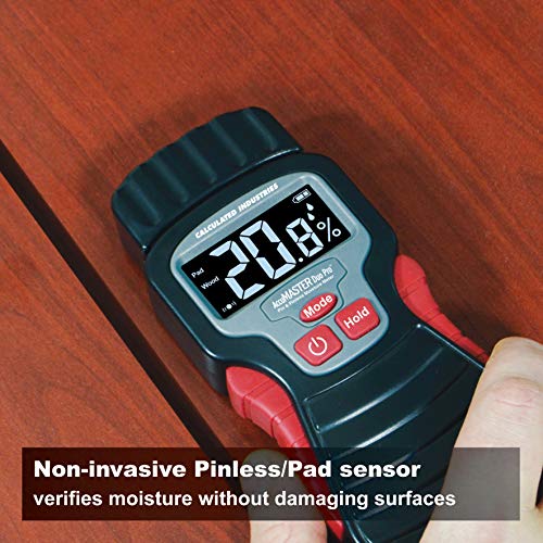 AccuMASTER Calculated Industries 7445 AccuMASTER Duo Pro Pin & Pinless Moisture Meter Detects Hidden Leaks and Moisture | Combo Non-invasive Pad + Pin - The Gadget Collective