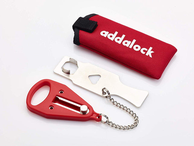 Addalock - (1 Piece) The Original Portable Door Lock, Travel Lock, School Lockdown - The Gadget Collective