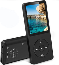 AGPTEK 8GB MP3 Player, A02 70 Hours Playback Lossless Sound Music Player (Supports up to 128GB), Black - The Gadget Collective