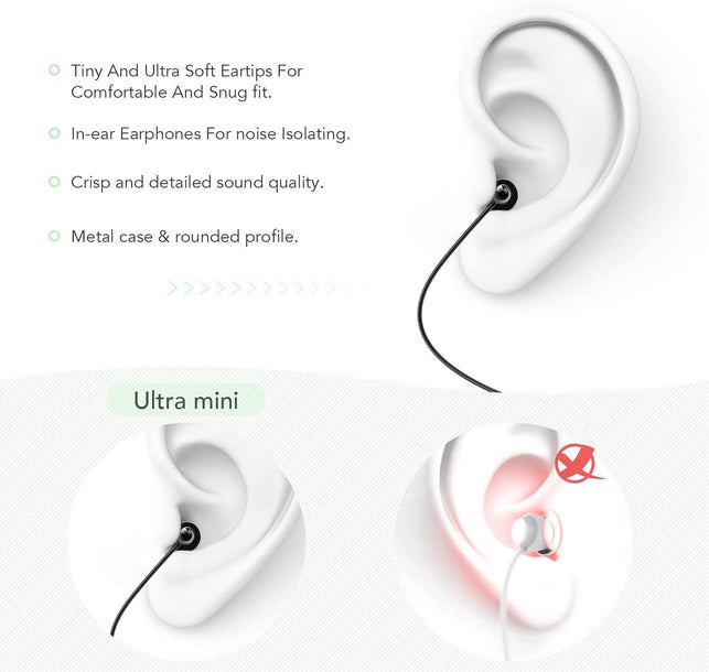 AGPTEK Sleep Earbuds, in-Ear Earphones for Sleeping 3 Sizes Ultra-Light Soft Silicone, Noise Isolating Perfect for Sleeping, Insomnia. - The Gadget Collective