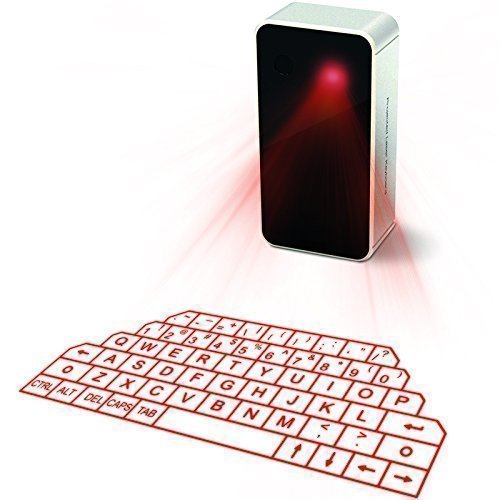 AGS Wireless Laser Projection Bluetooth Virtual Keyboard for Iphone, Ipad, Smartphone and Tablets - The Gadget Collective